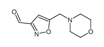 5-(morpholin-4-ylmethyl)-1,2-oxazole-3-carbaldehyde