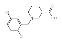 1-[(2,5-dichlorophenyl)methyl]piperidine-3-carboxylic acid