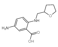 5-amino-2-(oxolan-2-ylmethylamino)benzoic acid