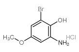 2-amino-6-bromo-4-methoxyphenol hydrochloride CAS:89694-59-7 第1张