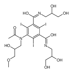 5-[acetyl-(2-hydroxy-3-methoxypropyl)amino]-1-N,3-N-bis(2,3-dihydroxypropyl)-2,4,6-triiodobenzene-1,3-dicarboxamide