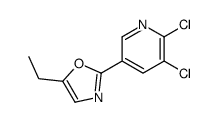 2-(5,6-dichloropyridin-3-yl)-5-ethyl-1,3-oxazole CAS:898228-70-1 第1张