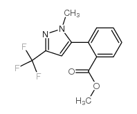 methyl 2-[2-methyl-5-(trifluoromethyl)pyrazol-3-yl]benzoate