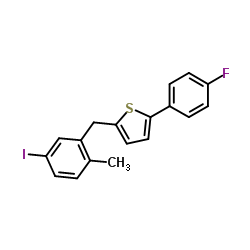 2-(4-fluorophenyl)-5-[(5-iodo-2-methylphenyl)methyl]-thiophene Cas:898566-17-1 第1张