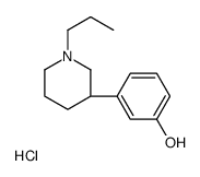 3-[(3R)-1-Propyl-3-piperidinyl]phenol hydrochloride (1:1) CAS:89874-80-6 第1张