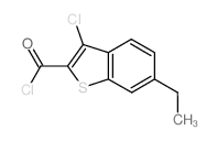 3-Chloro-6-ethyl-1-benzothiophene-2-carbonyl chloride