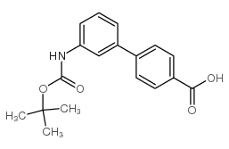 4-[3-[(2-methylpropan-2-yl)oxycarbonylamino]phenyl]benzoic acid