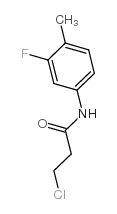 3-chloro-N-(3-fluoro-4-methylphenyl)propanamide