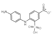 2-(4-Aminoanilino)-5-nitrobenzenesulphonic acid