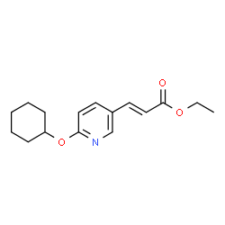 3-(6-CYCLOHEXYLOXY-PYRIDIN-3-YL)-ACRYLIC ACID ETHYL ESTER