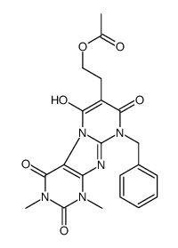 2-(9-Benzyl-6-hydroxy-1,3-dimethyl-2,4,8-trioxo-1,2,3,4,8,9-hexah ydropyrimido[2,1-f]purin-7-yl)ethyl acetate