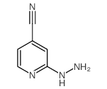 2-hydrazinylpyridine-4-carbonitrile