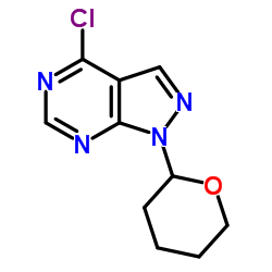 4-Chloro-1-(tetrahydro-2H-pyran-2-yl)-1H-pyrazolo[3,4-d]pyrimidine