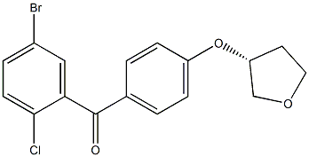 (R)-(5-broMo-2-chlorophenyl)(4-(tetrahydrofuran-3-yloxy)phenyl)Methanone CAS:915095-83-9 第1张