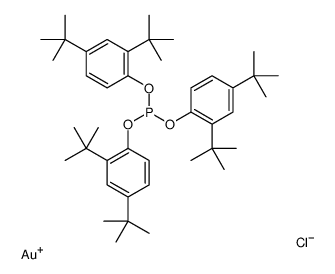 chlorogold,tris(2,4-ditert-butylphenyl) phosphite