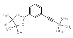 trimethyl-[2-[3-(4,4,5,5-tetramethyl-1,3,2-dioxaborolan-2-yl)phenyl]ethynyl]silane CAS:915402-03-8 第1张