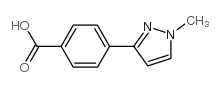 4-(1-Methyl-1H-pyrazol-3-yl)benzoic acid