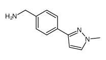 [4-(1-methylpyrazol-3-yl)phenyl]methanamine CAS:915707-40-3 第1张