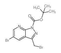 tert-butyl 5-bromo-3-(bromomethyl)pyrazolo[3,4-b]pyridine-1-carboxylate