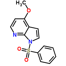 1H-Pyrrolo[2,3-b]pyridine, 4-methoxy-1-(phenylsulfonyl)