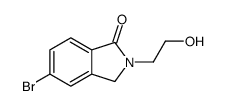 5-bromo-2-(2-hydroxyethyl)-3H-isoindol-1-one CAS:918331-54-1 第1张