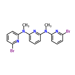 N2,N6-bis(6-bromopyridin-2-yl)-N2,N6-dimethylpyridine-2,6-diamine Cas:918634-17-0 第1张