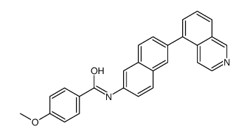 N-(6-isoquinolin-5-ylnaphthalen-2-yl)-4-methoxybenzamide