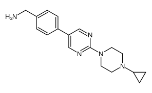 [4-[2-(4-cyclopropylpiperazin-1-yl)pyrimidin-5-yl]phenyl]methanamine