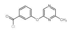 3-(6-methylpyrazin-2-yl)oxybenzoyl chloride