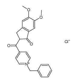 1-benzyl-4-(5,6-dimethoxy-1-oxo-indane-2-carbonyl)-pyridinium chloride