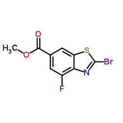 6-Benzothiazolecarboxylic Acid, 2-bromo-4-fluoro-, Methyl Ester CAS:924287-65-0 manufacturer price 第1张