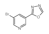 2-(5-bromopyridin-3-yl)-1,3,4-oxadiazole