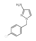 1-[(4-chlorophenyl)methyl]pyrazol-3-amine