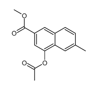 Methyl 4-acetoxy-6-methyl-2-naphthoate CAS:92549-64-9 第1张