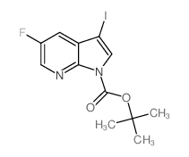 tert-butyl 5-fluoro-3-iodopyrrolo[2,3-b]pyridine-1-carboxylate CAS:928653-78-5 第1张