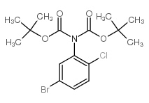 tert-butyl N-(5-bromo-2-chlorophenyl)-N-[(2-methylpropan-2-yl)oxycarbonyl]carbamate CAS:929000-06-6 第1张