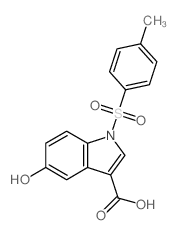 5-hydroxy-1-(4-methylphenyl)sulfonylindole-3-carboxylic acid