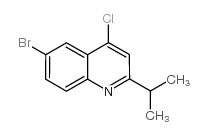 6-bromo-4-chloro-2-propan-2-ylquinoline CAS:930570-43-7 第1张