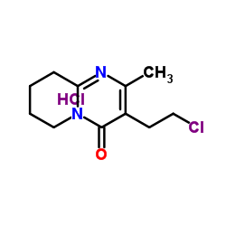 3-(2-Chloroethyl)-2-methyl-6,7,8,9-tetrahydro-4H-pyrido[1,2-a]pyrimidin-4-one hydrochloride