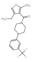 Methanone, (3-ethyl-5-methyl-4-isoxazolyl)[4-[3-(trifluoromethyl)phenyl]-1-piperazinyl]