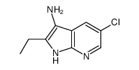 5-Chloro-2-ethyl-1H-pyrrolo[2,3-b]pyridin-3-amine CAS:936243-56-0 第1张