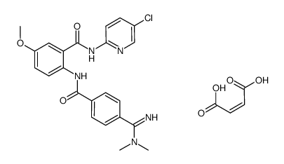 N-(5-Chloro-2-pyridinyl)-2-[[4-[(dimethylamino)iminomethyl]benzoyl]amino]-5-methoxybenzamide (2Z)-2-butenedioate (1:1) CAS:936539-80-9 manufacturer price 第1张