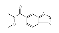 2,1,3-Benzothiadiazole-5-carboxamide, N-methoxy-N-methyl