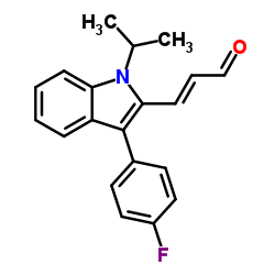 (E)-3-[3'-(4-Fluorophenyl)-1'-(1-methylethyl)-1H-indol-2-yl]-2-propnal Cas:93957-50-7 第1张