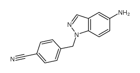 Benzonitrile, 4-[(5-amino-1H-indazol-1-yl)methyl]