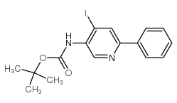 tert-butyl N-(4-iodo-6-phenylpyridin-3-yl)carbamate CAS:941271-13-2 第1张