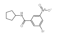 3-Bromo-N-cyclopentyl-5-nitrobenzamide