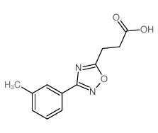 3-[3-(3-methylphenyl)-1,2,4-oxadiazol-5-yl]propanoic acid CAS:94192-16-2 第1张