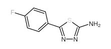 5-(4-fluorophenyl)-1,3,4-thiadiazol-2-amine CAS:942-70-1 第1张