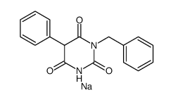 2,4,6(1H,3H,5H)-Pyrimidinetrione, 5-phenyl-1-(phenylmethyl)-, sodium salt